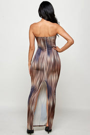 Tube Maxi Fitted Dress