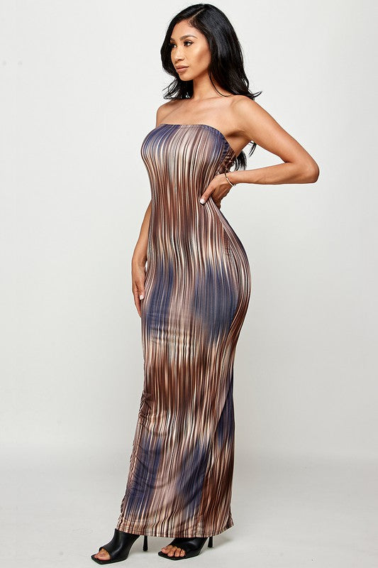 Tube Maxi Fitted Dress
