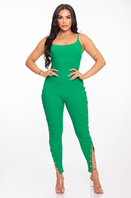 SNAP OPEN TANK JUMPSUIT