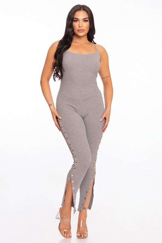 SNAP OPEN TANK JUMPSUIT