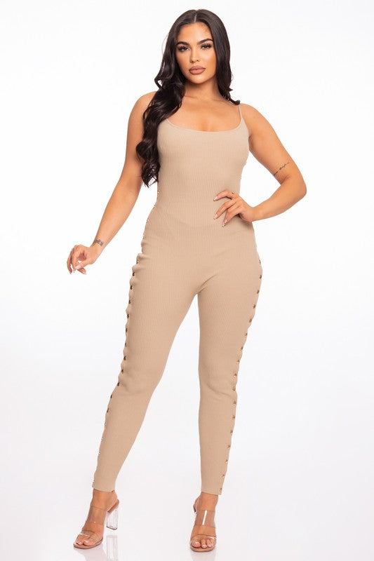 SNAP OPEN TANK JUMPSUIT