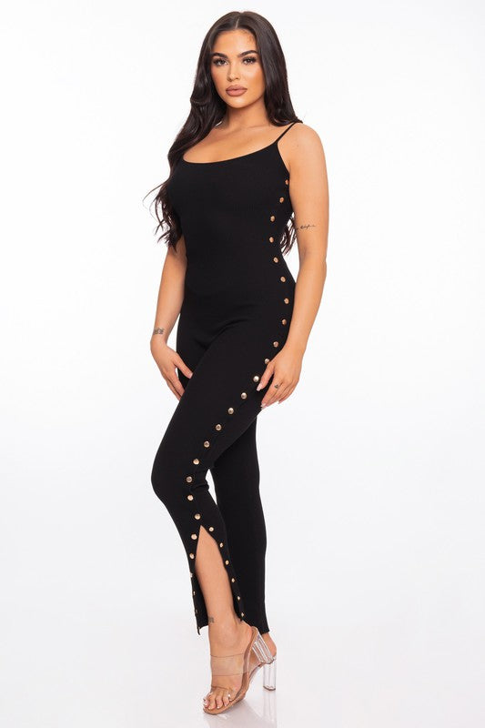 SNAP OPEN TANK JUMPSUIT