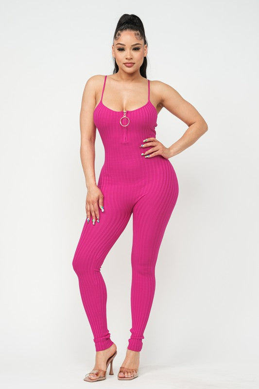 SLEEVELESS FRONT ZIP ROPMER