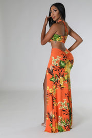Off Shoulder Maxi Dress