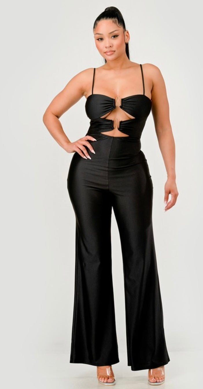 SEXY WIDE LEG ROMPER