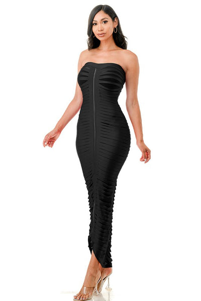 Strapless BODYCON Maxi Dress